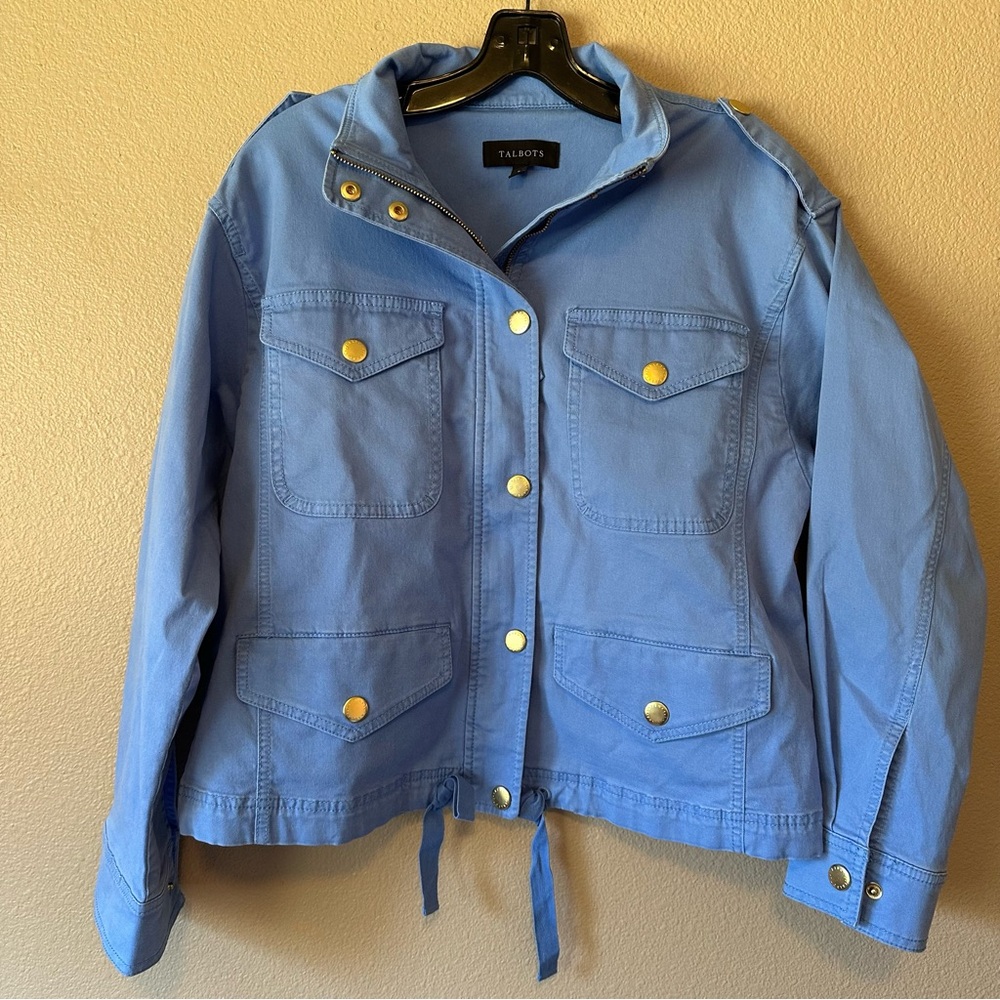 Talbots cropped field jacket
